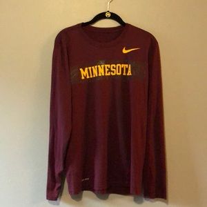Nike Minnesota Golden Gophers long sleeve t-shirt